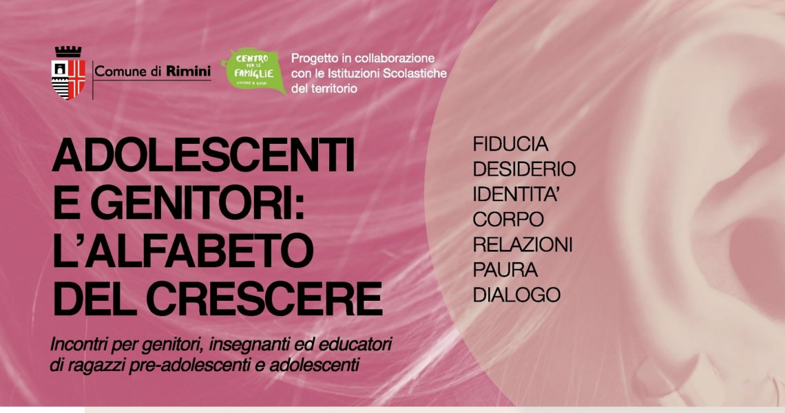 Ciclo di incontri per genitori a cura del Centro delle Famiglie del Comune di Rimini